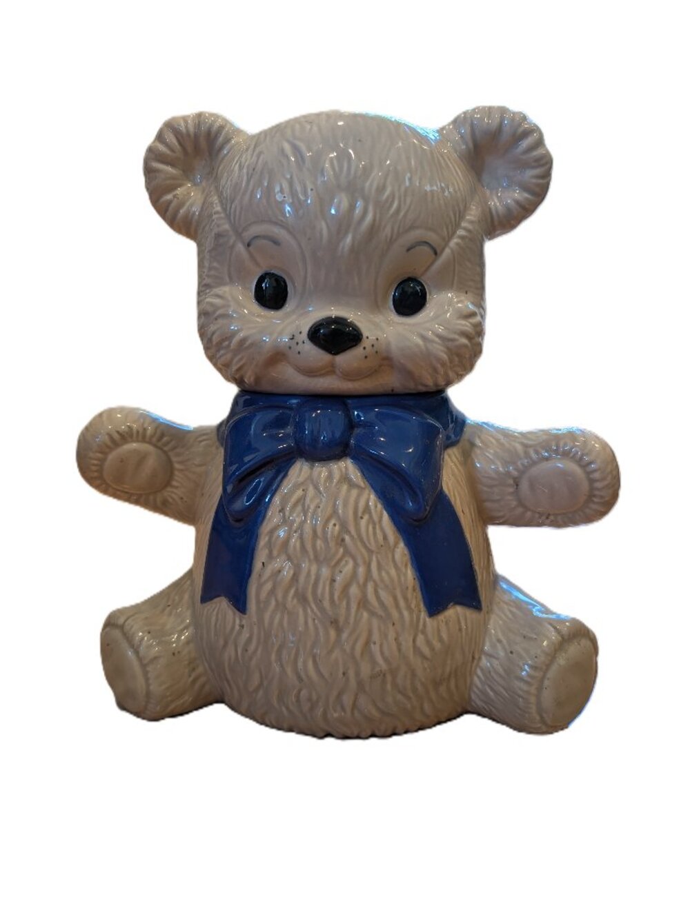 Vintage 1985 Ceramic Bear Cookie Jar